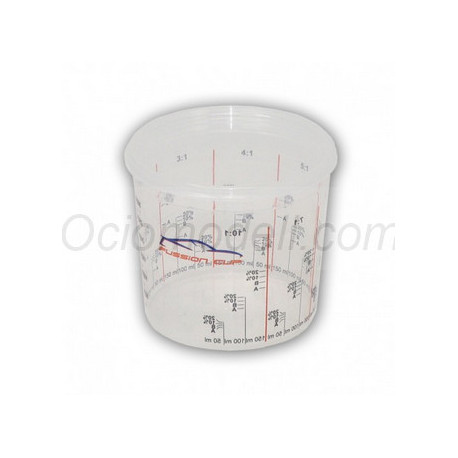 Vaso de Precipitado con Tapa, 600ML. Marca NAZZA. Ref: VASO.