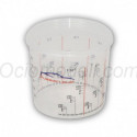 Vaso de Precipitado con Tapa, 600ML. Marca NAZZA. Ref: VASO600.