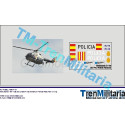 Calcas del helicóptero BO-105, Policia Nacional. Escala 1:72. Marca Trenmilitaria. Ref: 000_4486.