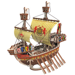 Barco León "Flying on the Waves" con 177 pz, madera contrachapada. Marca Mr.playwood. Ref: 10114.