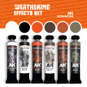 WEATHERING EFFECTS SET – AK GOUACHES. Marca AK Interactive. Ref: AKG25.