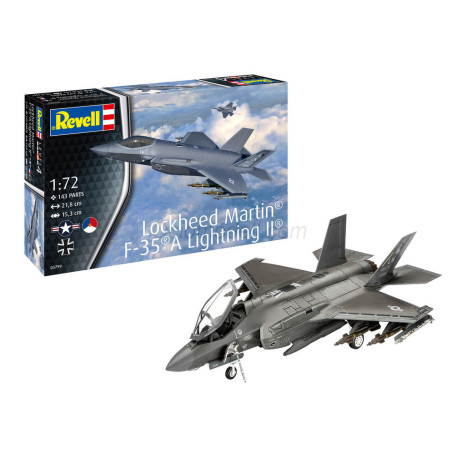 Lockheed Martin F-35A Lightning II®. Escala 1:72. Marca Revell. Ref: 03799.
