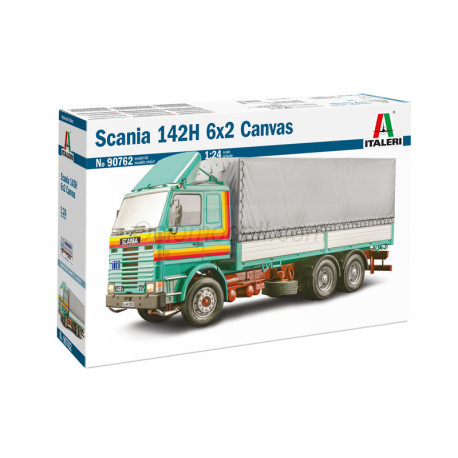 Scania 142H 6x2 Canvas. Escala 1:24. Marca Italeri. Ref: 90762.