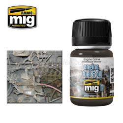 Lavado EFECTOS Suciedad de Motor. Bote de 35 ml. Marca Ammo of Mig Jimenez. Ref: AMIG1407.