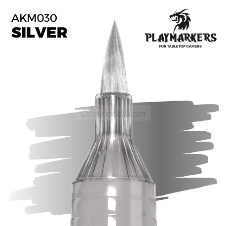 SILVER  – PLAYMARKER. Marca AK Interactive. Ref: AKM030.