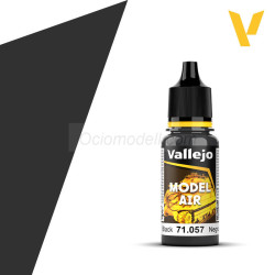 Acrilico Model Air Negro. Bote 17 ml. Marca Vallejo. Ref: 71.057, 71057.