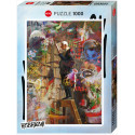 The Bookworm. Puzzle vertical, 1000 pz. Marca Heye. Ref: 30054.