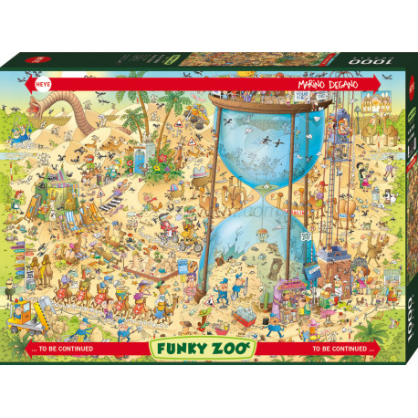 Desert Habitat. Puzzle horizontal, 1000 pz. Marca Heye. Ref: 30068.