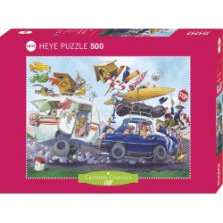 Off On Holiday!, Puzzle horizontal, 500 pz. Marca Heye. Ref: 29988.
