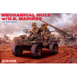 Mechanical Mule w/U.S. Marines. Escala 1:35. Marca Dragon. Ref: 3317.