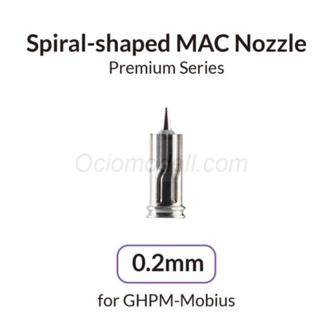 Obturador 0.2mm Airbrush Nozzle for Mobius. Marca Gaahleri. Ref: 40935.