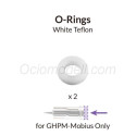 Junta de Teflón, White O-Rings for Nozzle for Mobius. 2uds. Marca Gaahleri. Ref: 41062.