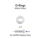 Junta de Teflón, White O-Rings for Nozzle for Mobius. 2uds. Marca Gaahleri. Ref: 41062.