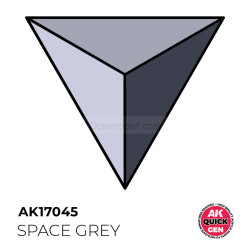 SPACE GREY – QUICK GEN COLOR. Bote de 18 ml. Marca AK Interactive. Ref: AK17045.