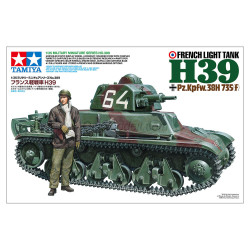 French Light Tank Hotchkiss H39. Escala 1:35. Marca Tamiya. Ref: 35389.