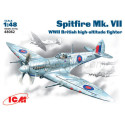 Spitfire Mk .VII WWII British fighter. Escala 1:48. Marca ICM. Ref: 48062.