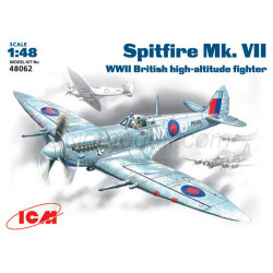 Spitfire Mk .VII WWII British fighter. Escala 1:48. Marca ICM. Ref: 48062.
