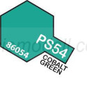 Spray COBALT GREEN Polycarbonate ( 86054 ). Bote 100 ml. Marca Tamiya. Ref: PS-54, PS54.