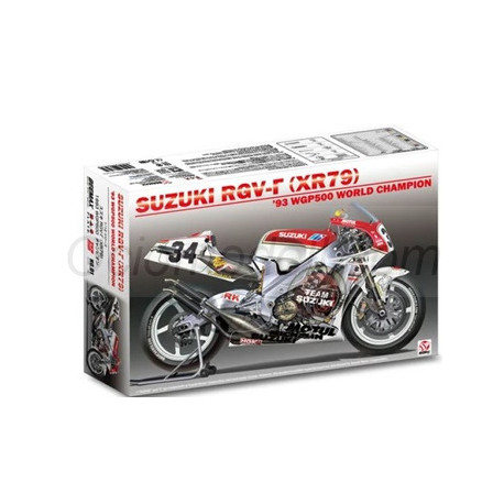 Suzuki RGV500 XR79 Equipo Suzuki patrocinado por Motul. Escala 1:12. Marca Beemax. Ref: NO.01, 13001.