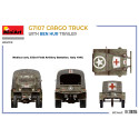 G7107 1,5T 4X4 CARGO TRUCK WITH TRAILER. Escala 1:35. Marca Miniart. Ref: 35372.