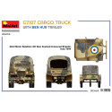 G7107 1,5T 4X4 CARGO TRUCK WITH TRAILER. Escala 1:35. Marca Miniart. Ref: 35372.