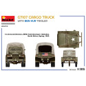 G7107 1,5T 4X4 CARGO TRUCK WITH TRAILER. Escala 1:35. Marca Miniart. Ref: 35372.