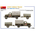 G7107 1,5T 4X4 CARGO TRUCK WITH TRAILER. Escala 1:35. Marca Miniart. Ref: 35372.