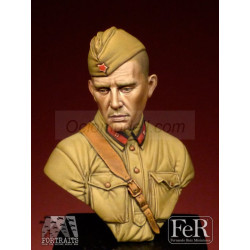 Red Army Junior Lieutenant, Barbarossa, 1941. 1/16. Marca Fer Miniatures. Ref: PSW00002.