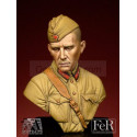 Red Army Junior Lieutenant, Barbarossa, 1941. 1/16. Marca Fer Miniatures. Ref: PSW00002.