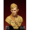 Red Army Junior Lieutenant, Barbarossa, 1941. 1/16. Marca Fer Miniatures. Ref: PSW00002.