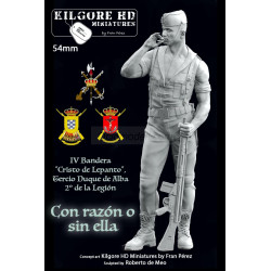 Legionario 54mm “Con razón o sin ella”. Marca Kilgore HD Miniature. Ref: legionario54.