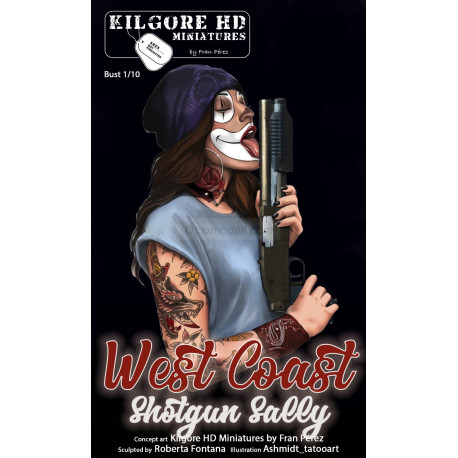 West Coast Shotgun Sally. 1:10. Marca Kilgore HD Miniature. Ref: SALLY.