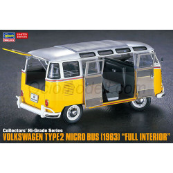 Volkswagen Type2 Micro Bus (1963) "Full Interior". Escala 1:24. Marca Hasegawa. Ref: 51048, CH48.