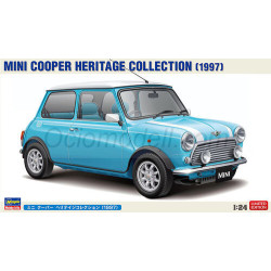 Mini Cooper Heritage Collection - 1997. Escala 1:24. Marca Hasegawa. Ref: 20721.