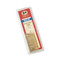 Bisagras pequeñas latón 6mm. 10uds. Marca Amati. Ref: 604101, 6041/01.