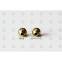 Vertellos de Latón con agujero, " galleta ". 2mm. 20uds. Marca Amati. Ref: 4382/02, 438202.