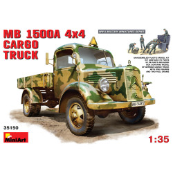 MB 1500A 4×4 CARGO TRUCK. Escala 1:35. Marca Miniart. Ref: 35150.