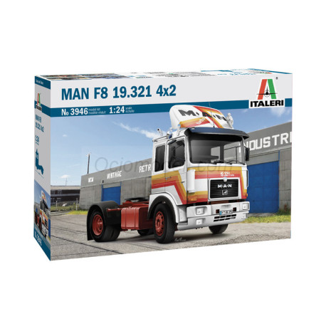 MAN F8 19.321. Escala 1:24. Marca Italeri. Ref: 3946.