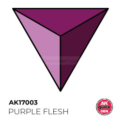 PURPLE FLESH – QUICK GEN COLOR. Bote de 18 ml. Marca AK Interactive. Ref: AK17003.