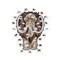 Puzzle MAMUT ( L ), 310pz, madera contrachapada. Marca Ewa. Ref: 0220.
