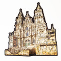 Puzzle CATEDRAL SANTIAGO DE COMPOSTELA con 150 pzs, madera contrachapada.Marca Ewa. Ref: 0000441.
