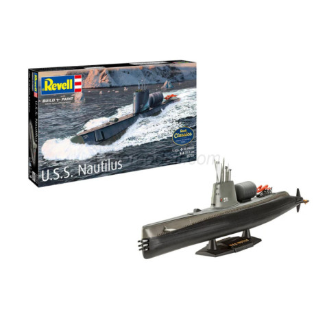U.S.S. Nautilus. Escala: 1:305. Marca: Revell. Ref: 05184.