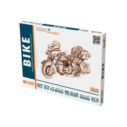 Wooden mechanical model EWA MOTO, 273pz. madera contrachapada, Kit de montaje. Marca Ewa. Ref: 59500300.
