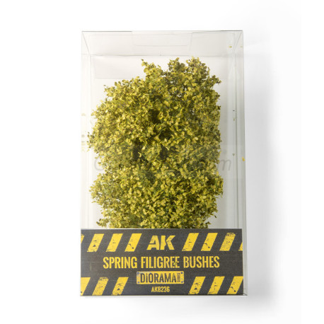 SPRING FILIGREE BUSHES. Adecuada 1:35. Marca AK Interactive. Ref: AK8236.