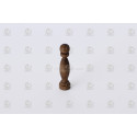 Columnas madera nogal 17 mm. 10 unidades. Marca Amati. Ref: 403517, 4035/17.