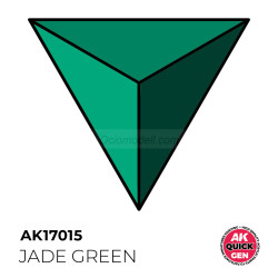 JADE GREEN – QUICK GEN COLOR. Bote de 18 ml. Marca AK Interactive. Ref: AK17015.