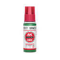 SPACE GREEN – QUICK GEN COLOR. Bote de 18 ml. Marca AK Interactive. Ref: AK17017.
