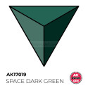 SPACE DARK GREEN – QUICK GEN COLOR. Bote de 18 ml. Marca AK Interactive. Ref: AK17019.