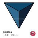 NIGHT BLUE – QUICK GEN COLOR. Bote de 18 ml. Marca AK Interactive. Ref: AK17025.