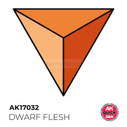 DWARF FLESH – QUICK GEN COLOR. Bote de 18 ml. Marca AK Interactive. Ref: AK17032.